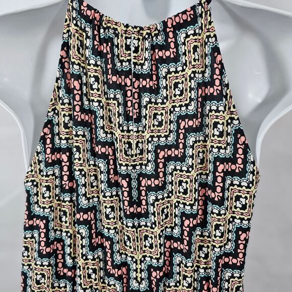 London Style Sleeveless Halter Keyhole Maxi Dress Size 8 - Picture 6 of 8